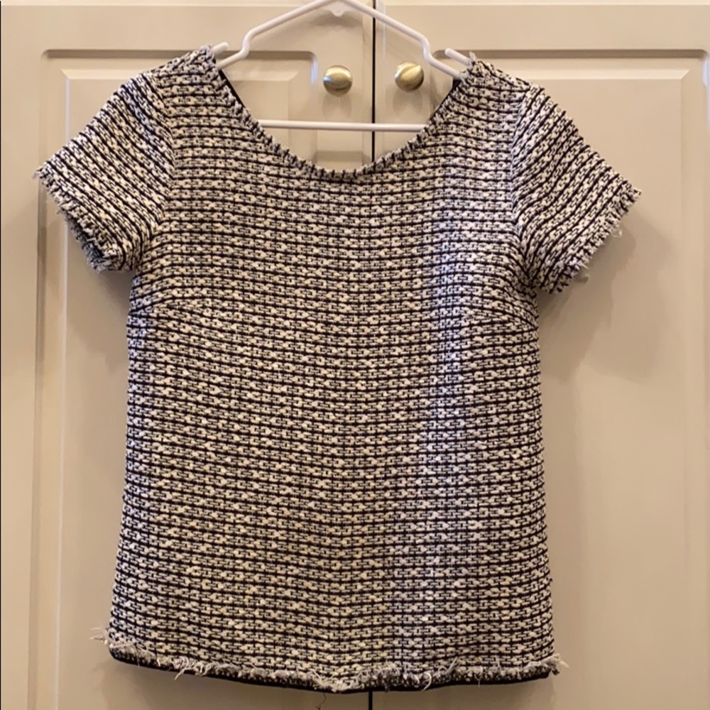 sandro top and shorts